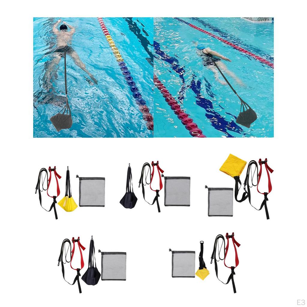 Aquatisches Widerstandstraining Set Schwimmfallschirm Verstellbare Ausrüstung für Wasseraktivitäten