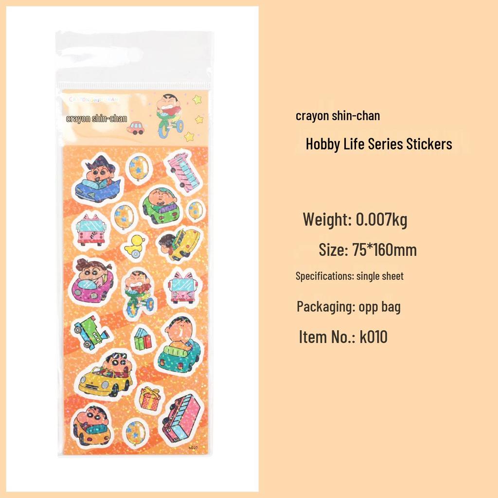 Cartoon Anime Stickers: Crayon Shin-chan, Chibi Maruko-chan, Doraemon – Fun DIY Journal Decals