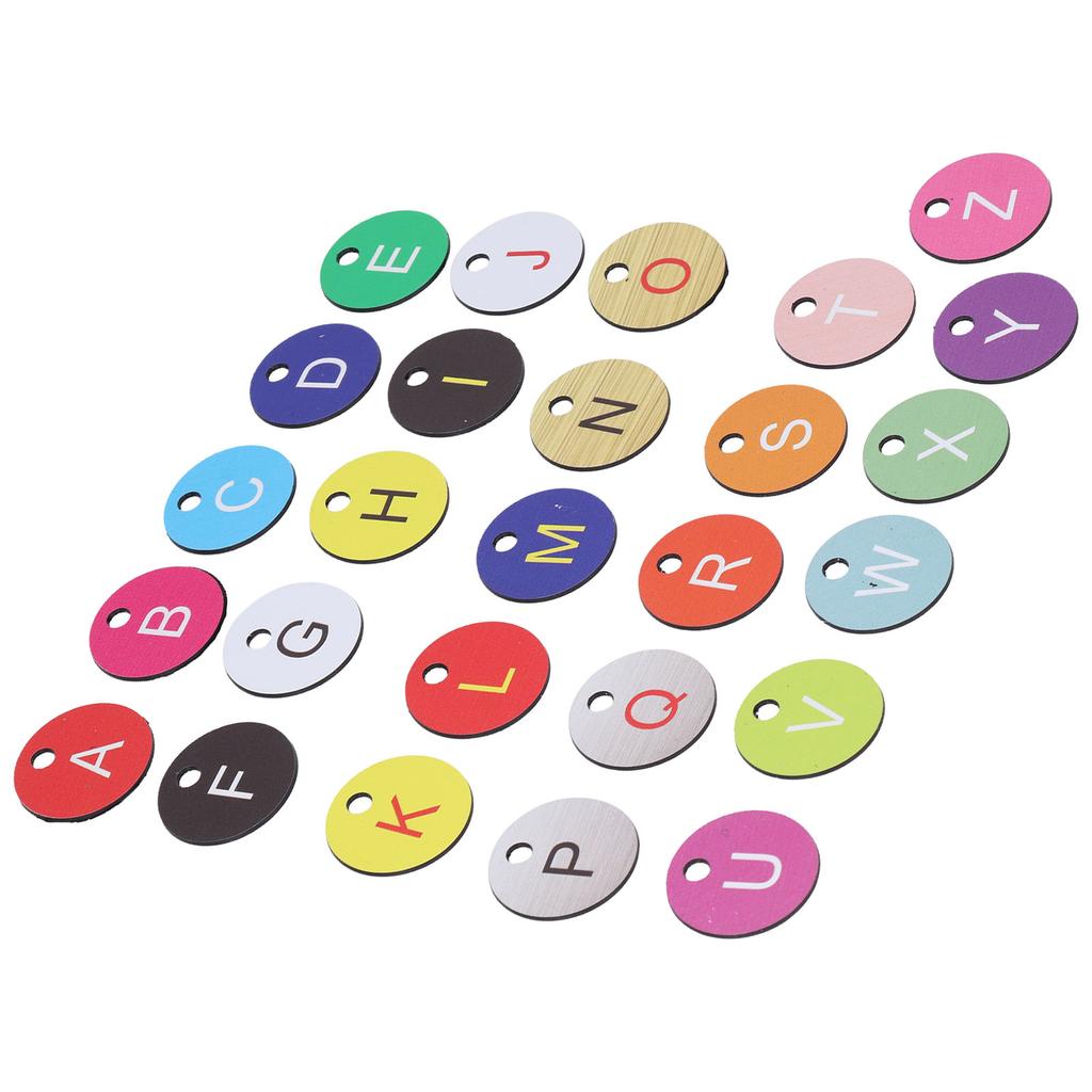 26PCS Beehive Numbered Marker with Hole Round Beehive Label Beekeeping Accessory for Garden