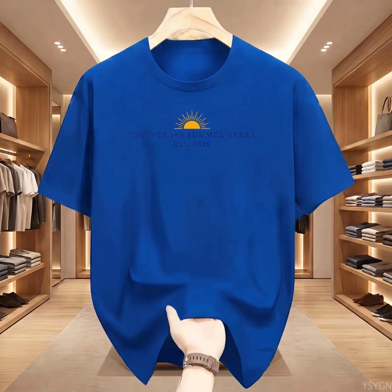 Teacher Retireunisext Tee Shirt Forever On Summer Break 2026 T Shirt Teacher Retiring Tees Unisex Cotton Short Sleeve Tees Tops