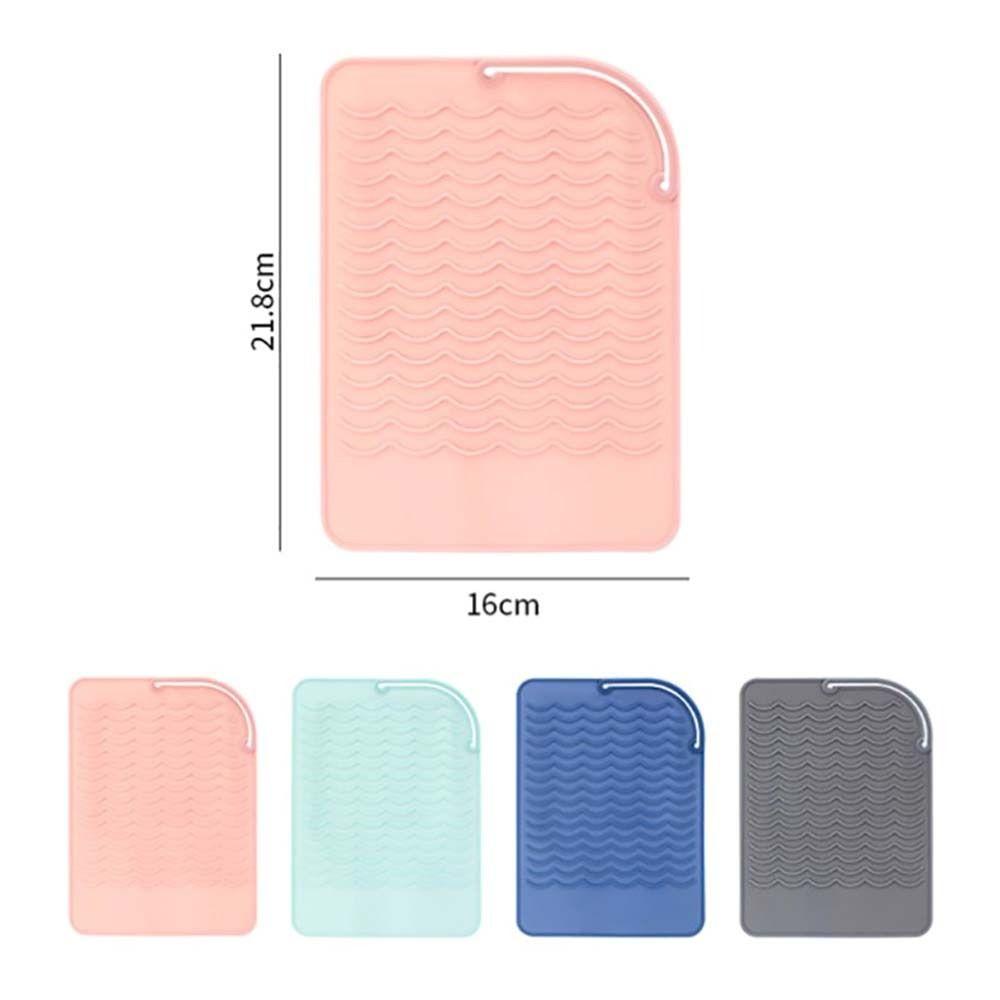 Storage Insulation Curling Mat Hair Curling Pads Hair Straightener Mat Silicone Heat Resistant Mat