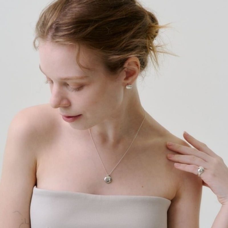 Gesalzene Mini-Knopf-Halskette