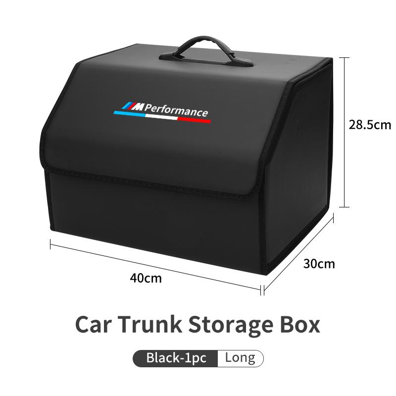 2025 Hot Car Trunk Storage Bag Leather Camping Box For BMW Performance X1 X3 X5 E39 E46 E90 F20 E60 F30 E36 F10 E87 E70 E91 E30