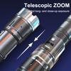 Bright Spotlight Long Range LED Flashlight Type-C Charging Strong Light Lamp Torch Waterproof Zoom Outdoor Lantern
