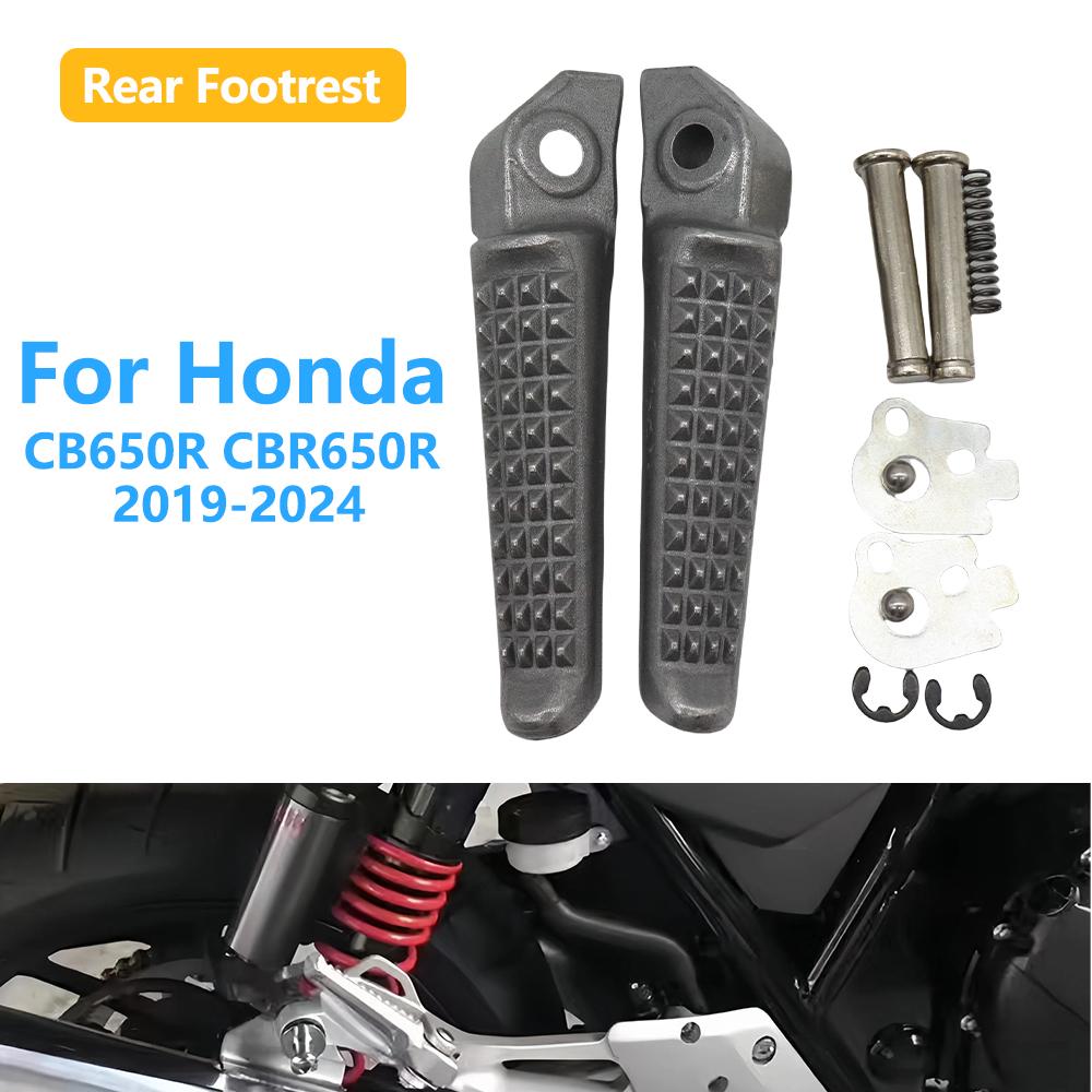 Motorcycle Rear Footrests Foot Pegs For Honda CBR650R CB650R CBR650F CBR600RR F2 F3 F4 F4i CMX1100 Passenger Footpegs Accessory