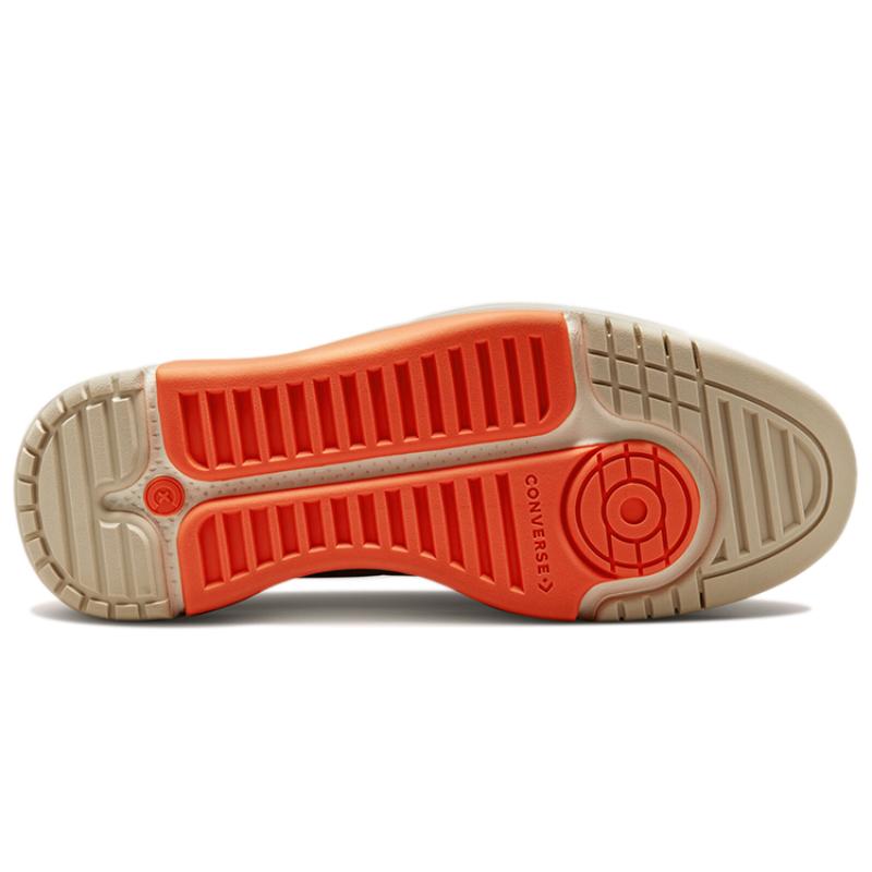 Converse Weapon Series CX Two-Layer Cowhide Medium Top Vintage Basketball Shoes Unisex Same Sun Color