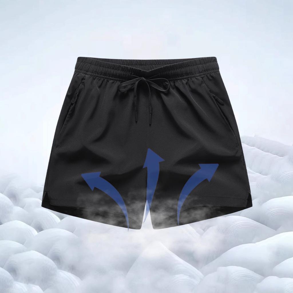 Men's Lightweight Sweatpants Summer Casual Pockets Shorts Basic Short Pants Jogging Beach Shorts Men