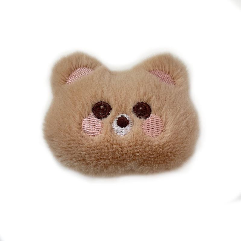 Cartoon Plush Teddy Bear Brooch & DIY Accessory for Bags, Hair, Clothing, Shoes, Hats, and Socks