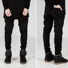Frühlings Herren Jeans Hosen Mode Lässig Bequem Slim Kleine Füße Jogginghosen