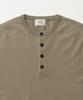 ANOTHER OFFICE French Henry Neck Knit (Army Khaki)