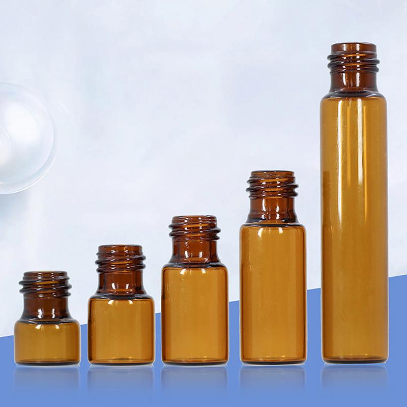 1Ml 2Ml 3Ml 5Ml 10Ml Amber Thin Glass Roll On Bottle Empty Refillable Bottle Sample Test Essential Oil Perfume Vials With Roller