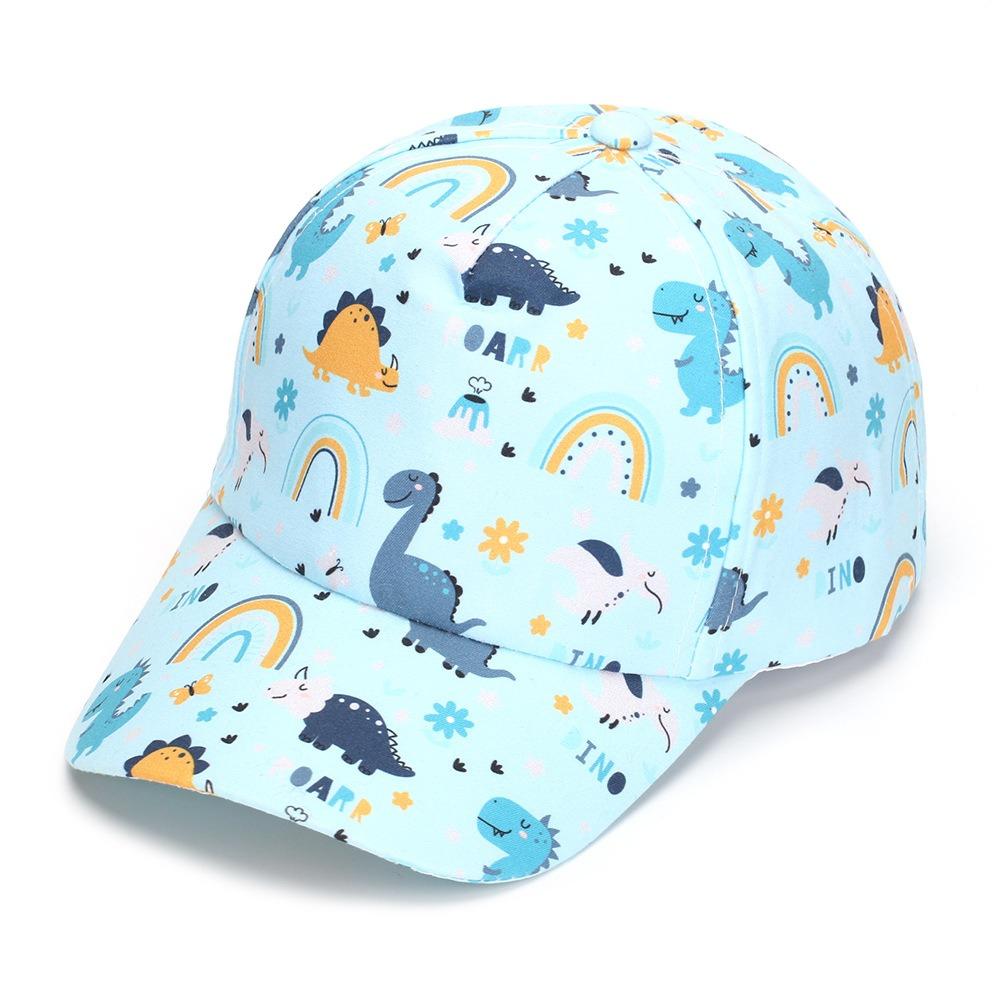Animal Print Kid Baseball Cap Breathable Boy Girl Sunshade Cap Cute Wide Brim Visor Hat Outdoor