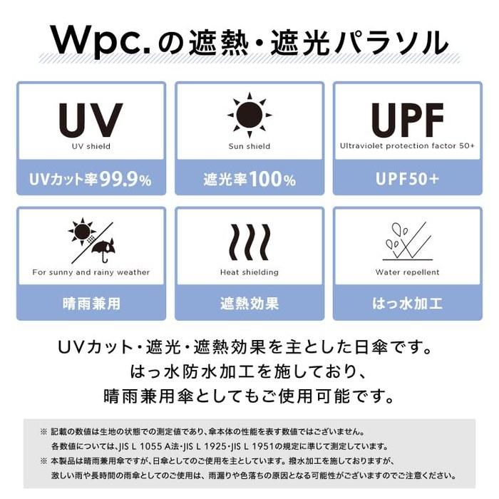 Wpc. Sunshade Okishio x Wpc. Shading Lightweight Umbre Nyan Folding Umbrella 100% UV Protection 801-OM009-102 Black 50cm