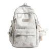 Schoolbag New Junior High School Student Bear Schoolbag High Value Fashion Casual Simple Backpack Versatile Light Travel Backpack