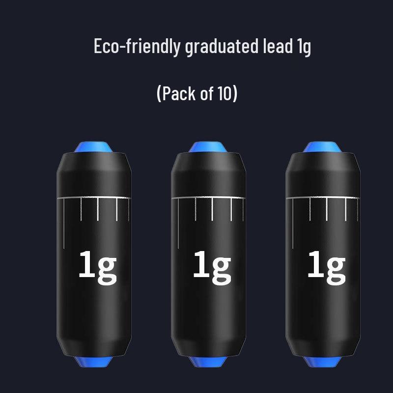 Экологичный утолщенный свинцовый рыболовный грузило - Рулон с весом в граммах для тайваньской рыбалки