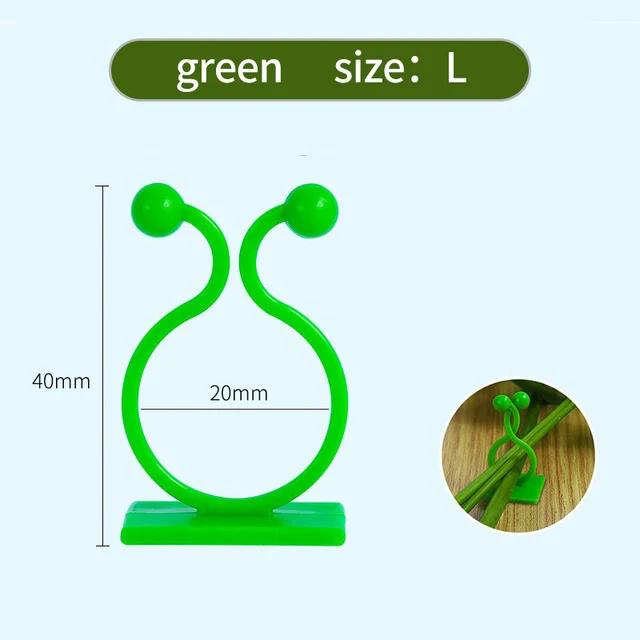 

10 /30 /50PCS No Drill Self Adhesive Fixing Clip for Plant Vines Data Cables Holder for Home Office Wire Organization Management 10pcs