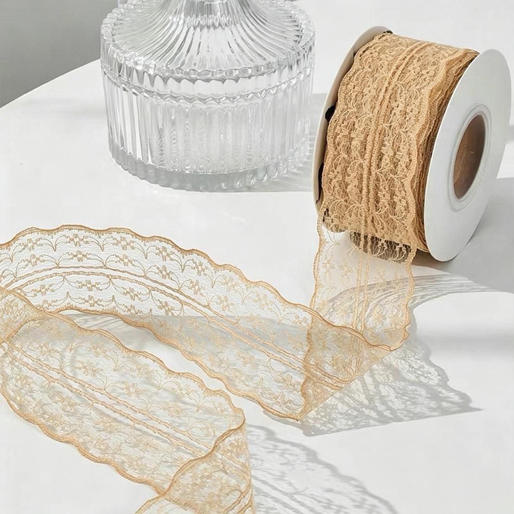 25 Yards Lace Ribbon 4.5cm DIY Decor Creative Gifts Packaging Material