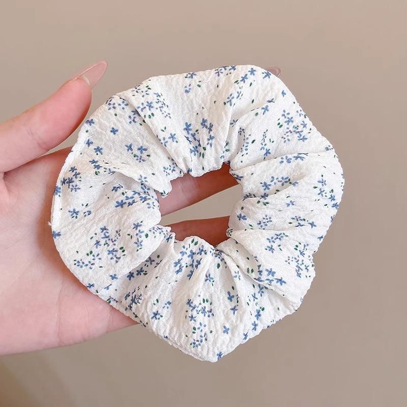 Vintage Satin Scrunchies For Women Large Elegant Hair Ties Versatile Mori Headwear Accessories