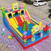 Large Starry Sky Inflatable Bouncy Castle for Kids - Outdoor Playground Castle