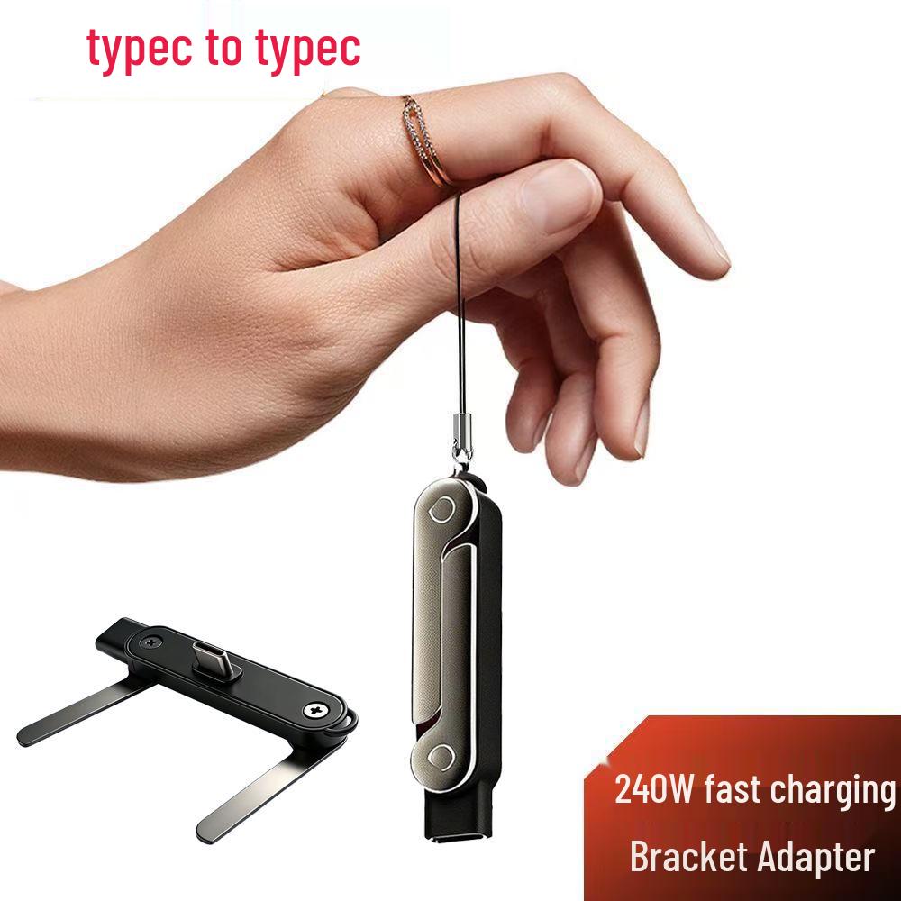 240W Magnetic Type-C Fast Charging Foldable Phone Stand Adapter
