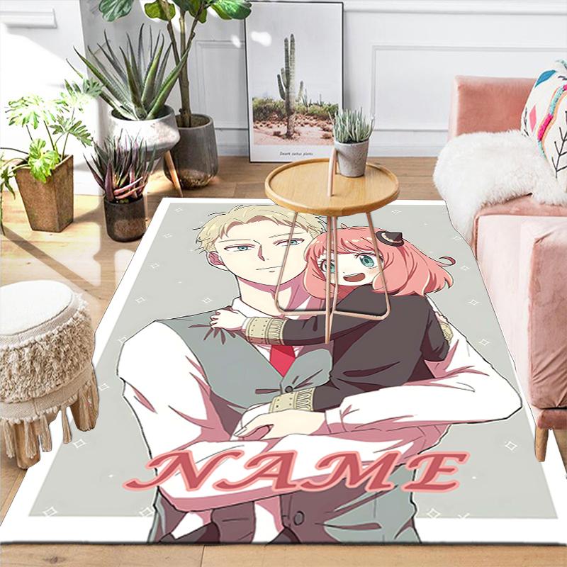 Custom 1Pc Spy Family Romance Rug Office Carpet Indoor Outdoor Entrance Doormat Nonslip Soft And Comfortable Living Room D2915264