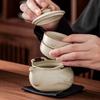 TLAKEHO Ru Kiln Travel Tea Set