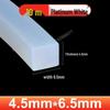 High-Temperature Resistant Transparent Silicone Rubber Sealing Strip