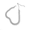 Elegant Full Diamond High-End Choker Necklace for Women - Trendy Clavicle Chain