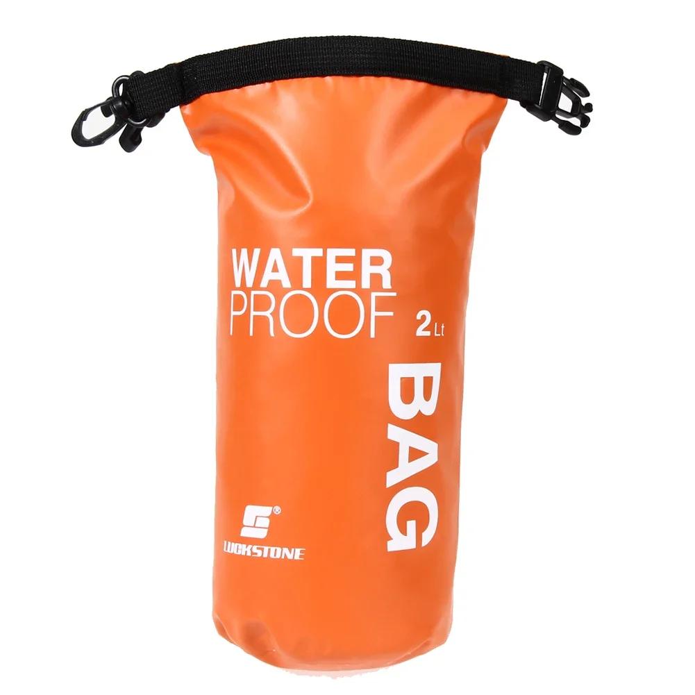 Borsa Impermeabile 2/3/5/10L Sacca Secca in PVC per Nautica Pesca Rafting Nuoto Galleggiamento Deriva Borsa Acqua Borsa Custodia da Campeggio