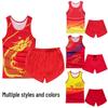 Unisex Track & Field Uniform Set: Fitness Vest & Running Gear for High School & Marathon Training