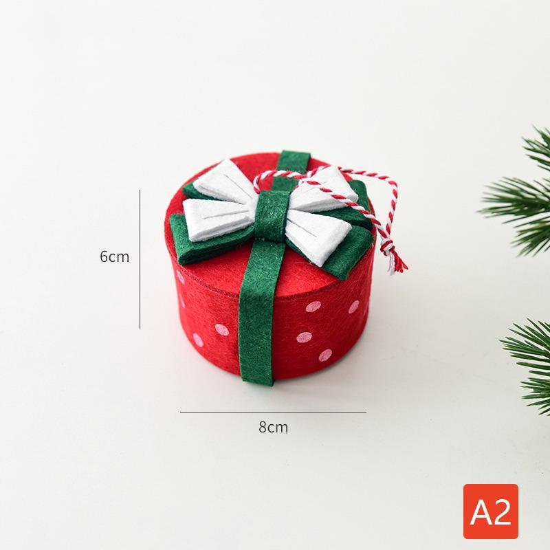 Christmas Tree Ornaments Decoration Festive Christmas Mini Candy Box Ornaments Christmas Tree Suitable For Christmas