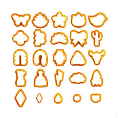 25x Lerörhänge Polymer Skärset Keramik Hantverk