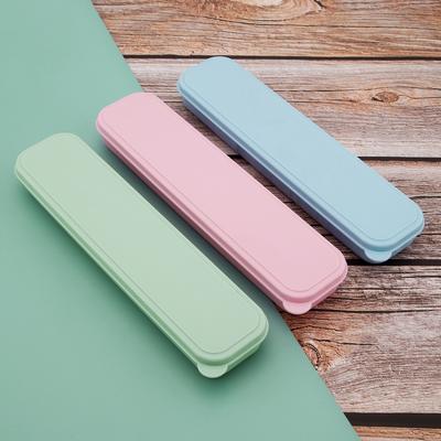 3 Colour Portable PP Tableware Storage Box Internal Length 9.29 Inch Travel Tableware Case for Cutlery Kit