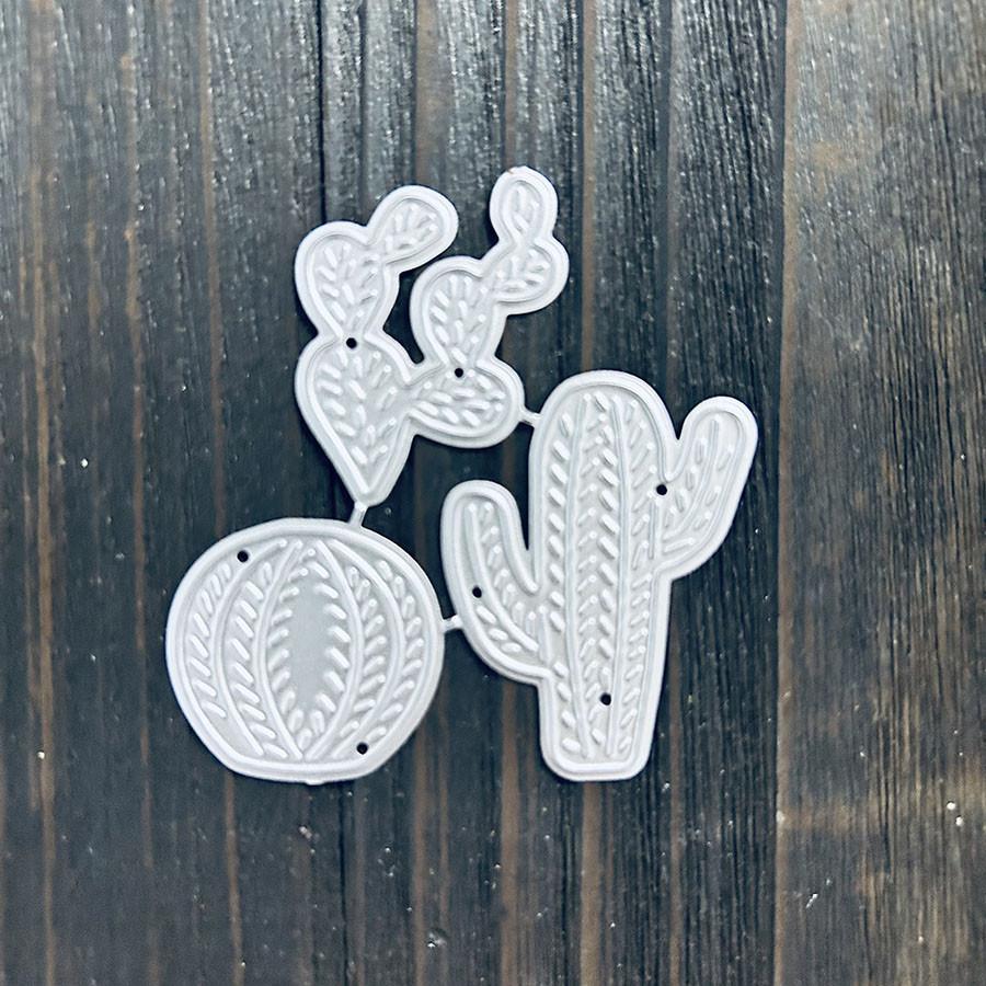 Kaktus Metall Stanzformen Schablone für DIY Scrapbooking Fotoalbum Prägepapier Karten Basteln Stanzteile