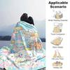 1pc, Sanrio Cinnamoroll Home Decor: Cozy Flannel Blanket for Bedroom, Living Room, Travel, Camping, Car, Beach, Office Naps – Perfect Gift & Outdoor T