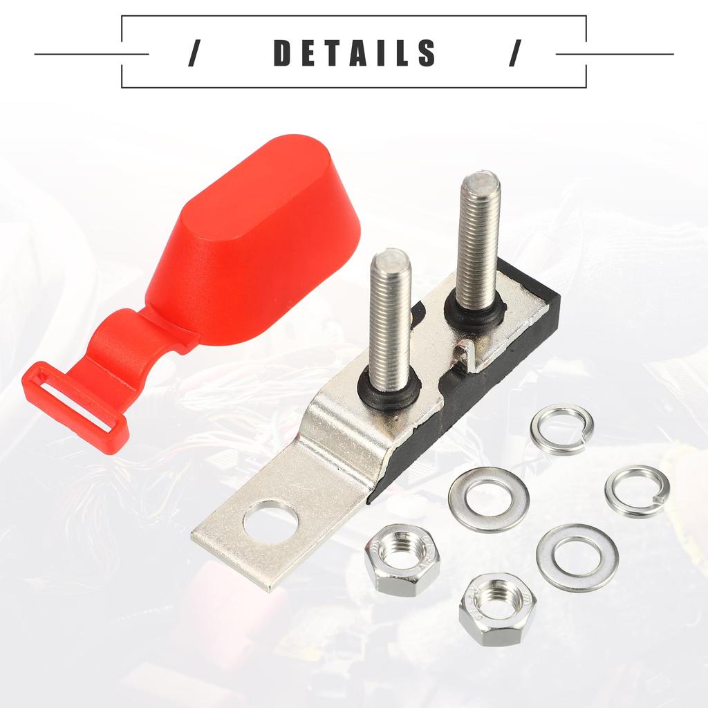 ACROPIX Terminal Fuse Block Kit Double Stud Max Voltage 58V