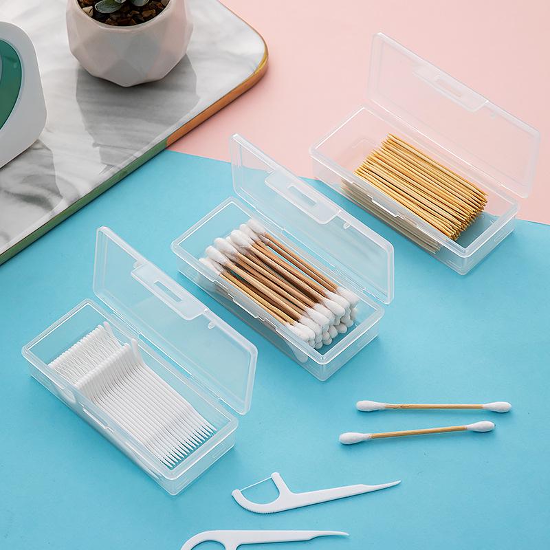 Compact Travel Toothpick and Cotton Swab Holder: Portable, Simple Design for Dental Floss and Toothpicks, Ideal for Restaurants and On-the-Go Use