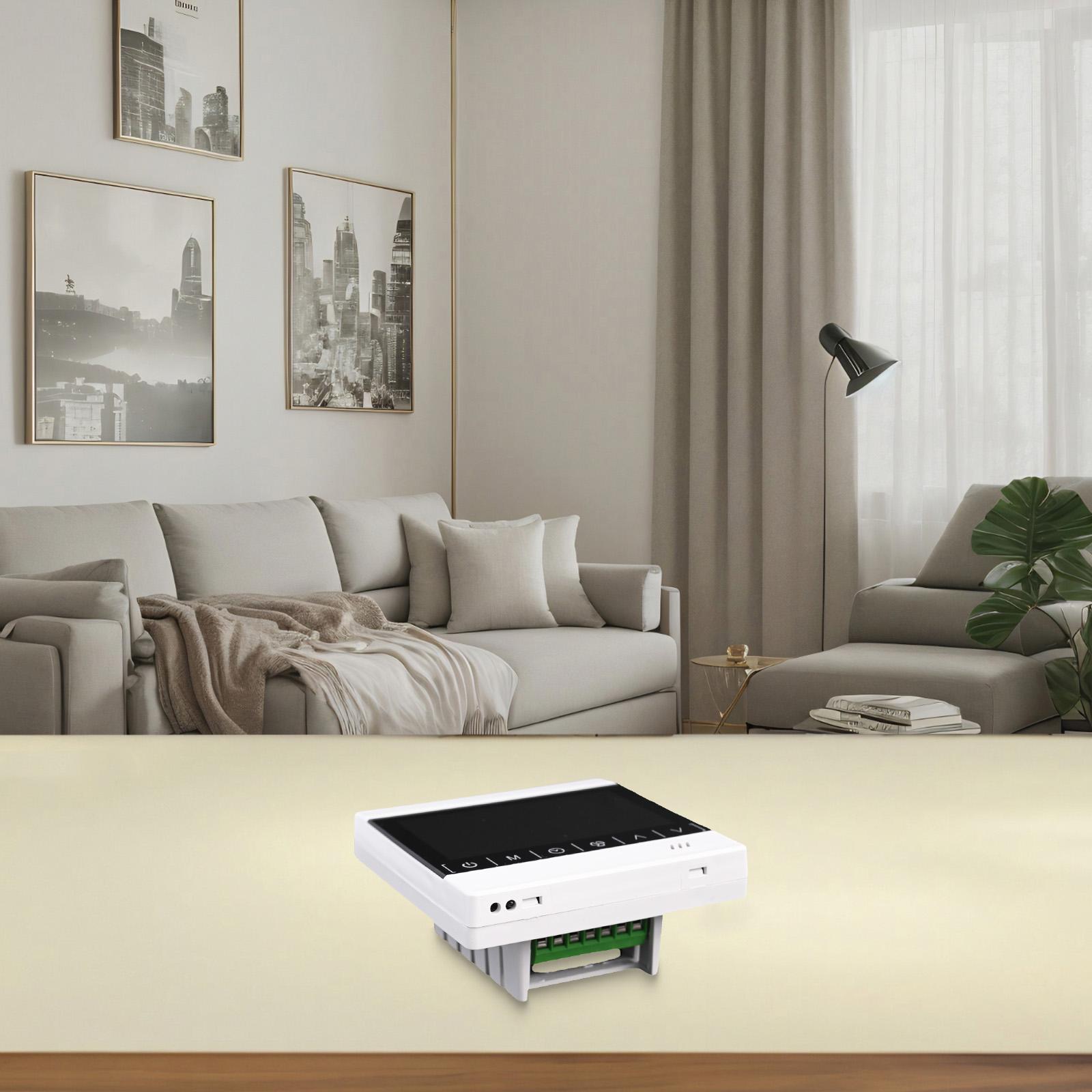 Automatic Wind Speed Adjustment Indoor Temperature Control Central Fresh Air Thermostat Air Conditioning Thermostat China Mainland