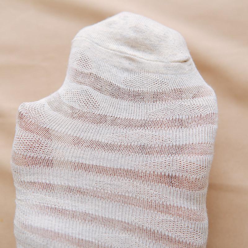 5 Pairs of Spring and Summer Children's Love Net Eye Tube Socks