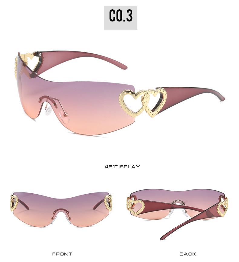 2022 Trendy Y2K Celebrity One-Piece Sunglasses for Women