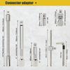 Socket Wrench Set 1/4" 24/72 Tooth Ratcheting Wrench Set with Extension Bar for Auto Repairing and Household, with Storage Case
