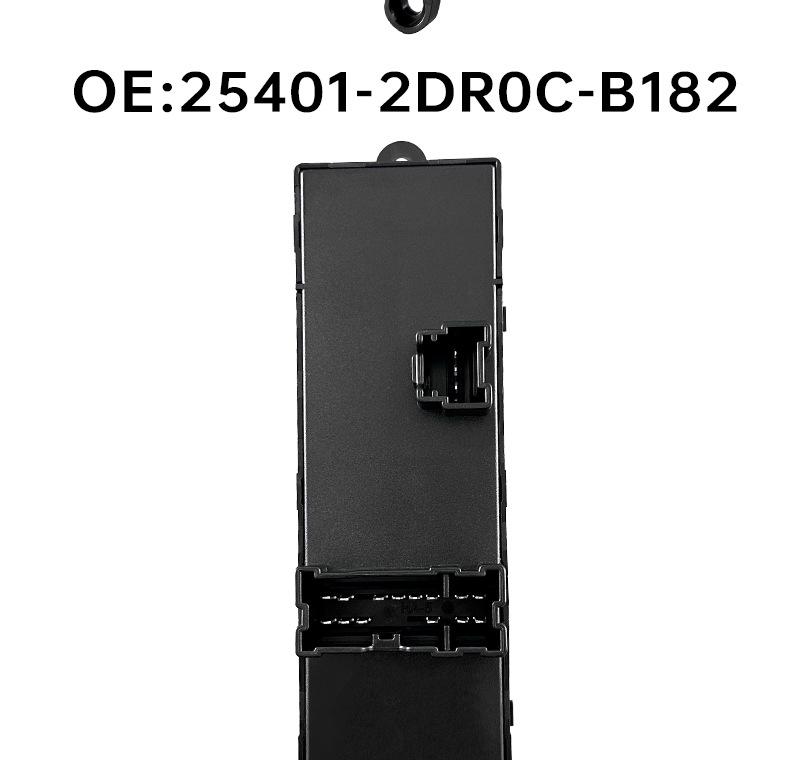25401-2DR0C-B182: Fits Nissan Teana Driver's Side Window Regulator Switch.