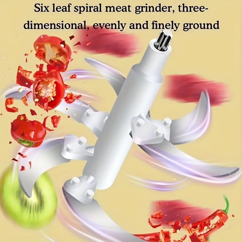 Stainless steel meat and vegetable chopper, processing machine, food chopper meat/vegetable/fruit grinder