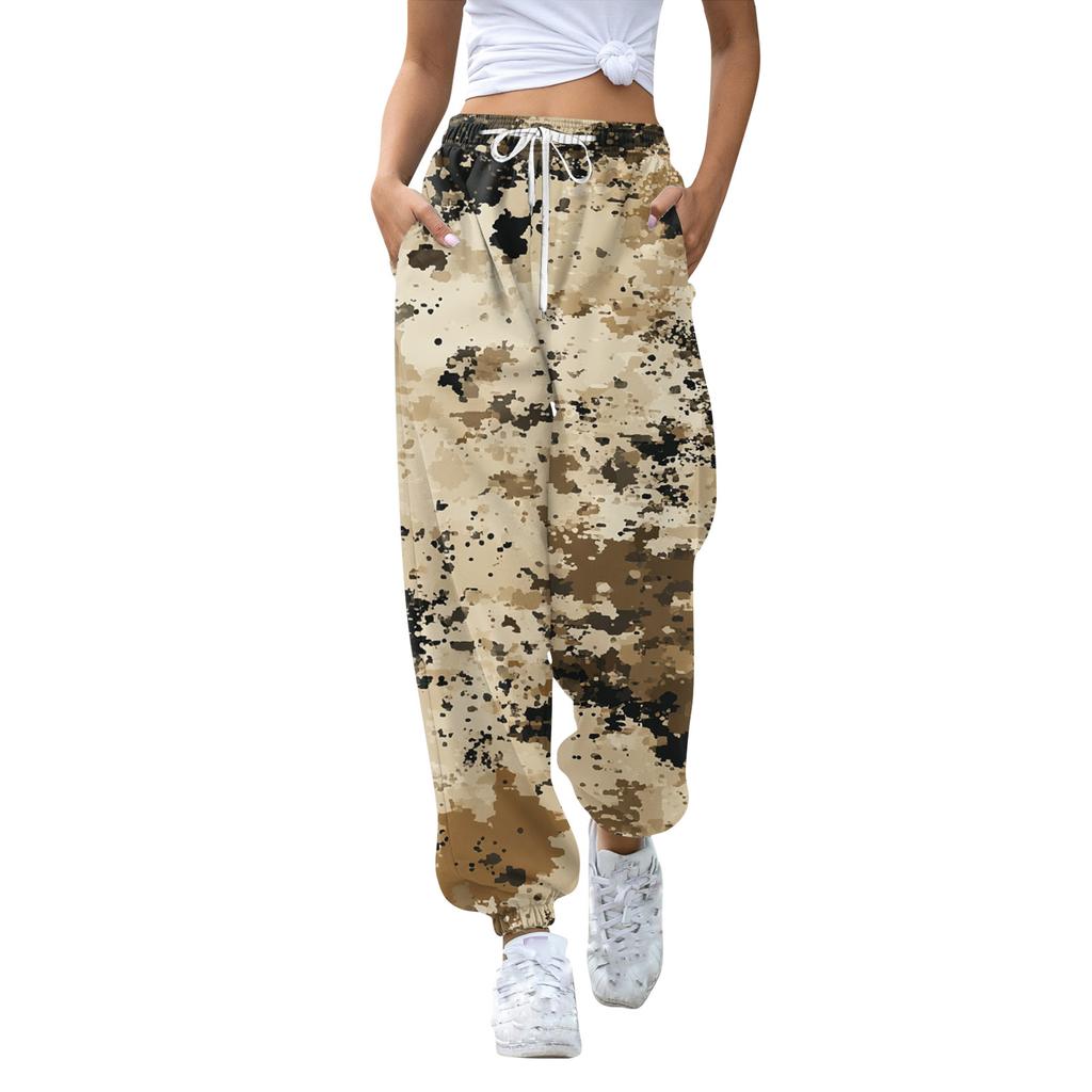 Kids Sport Printed Gradient Drawstring Pocket Casual Sweatpants Pants