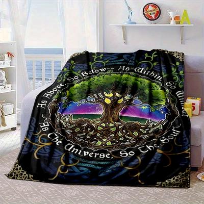Tree Of Life Connection Blanket Flannel Blanket Throw Blanket Sofa Cover Blanket Soft Premium Blanket Picnic Blanket Tv Blanket Gifts