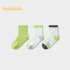 Balabala Kids' Summer Mesh Breathable Quick-Dry Cotton Socks (3-Pair Pack)