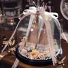 Crystal Wedding Ring Box with Lock - Bride's Hidden Shoe Game & Photo Prop Set