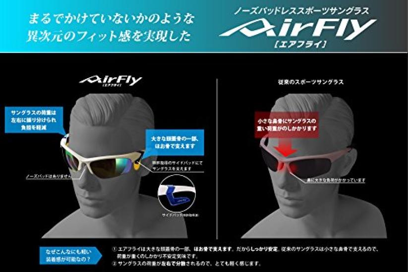 Airfly Gold AF-901 C-1K [Black Matte/Purple Lens]