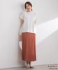 Office Summer Loose Cotton Knit Plain Fashion Back Frill Hem [JINJUDUO] Women's Short-Sleeve T-Shirt (L, White)