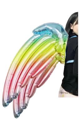 Granroba Angel Wings Cosplay Balloons, Adult Costume, 122cm, Halloween Balloon Costume, Photoshoot, Costume (4 Pieces)